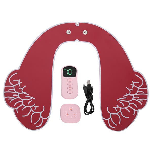 Electric Hip Trainer Remote Control Buttocks Stimulator Rechargeable Lifting Buttocks Toner Red