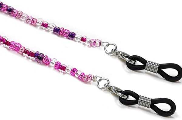Eyeglass Strap, Pearl Chain, Adjustable up to 70 cm, 4 Pieces