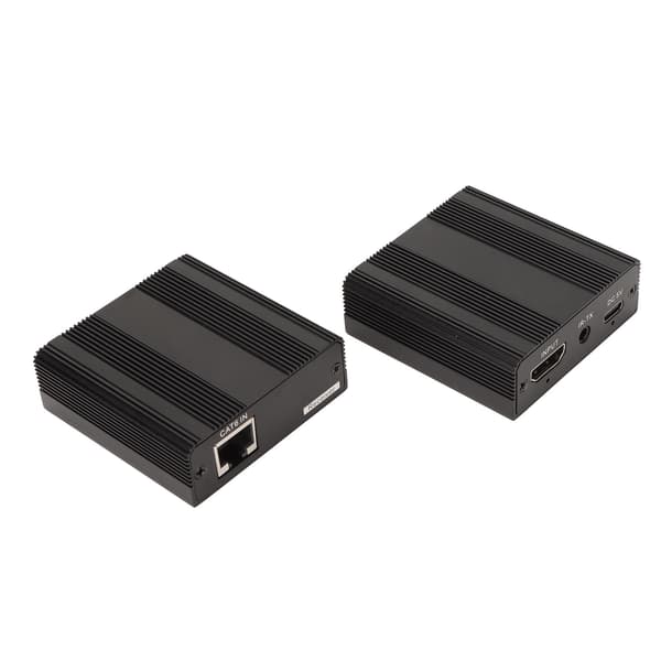 229ft HD Multimedia Interface Extender 5V 2A 1080P 60Hz Samtidig Dobbeltskærmsvisning Plug and Play Netværkskabelforlænger
