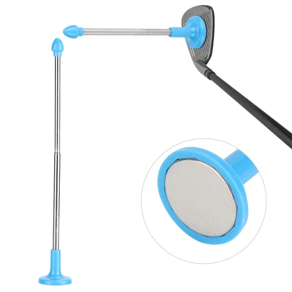 Golf Club Swing Direction Guide Indicator Tool Stretchable Golf Aids Blue