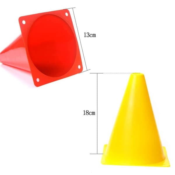 12 Marking Cones, Soccer Cones, Training Cones, Multifunctional Cones