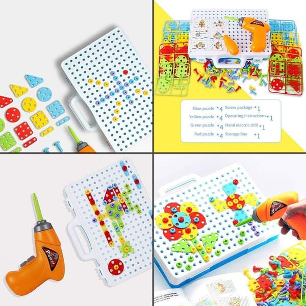 Plug-in game Montessori toy with drill educational KLB