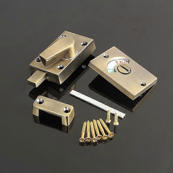 Toilet Indicator Bolt Vacant/Occupied Brass Plated Tw [DB]