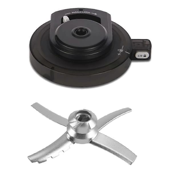 Outer Bowl Lid with Paddle for Ninja NC500/NC501 Series Ice Cream Maker Reusable Creami Lid Replacement