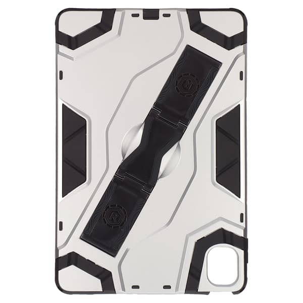 Tablet Case Ultra-thin Heavy Duty Shockproof Tablet Protective Case with Shoulder Strap Hand Strap for Mi Pad 5Silver