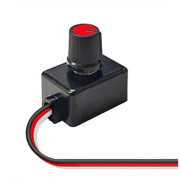 Universal dimmerbryter 12-24V lavspenningsdimmer for LED RV-lys interiør, lastebiltaklys