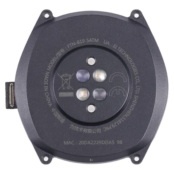 For Huawei Watch GT 46mm FTN-B19 COMPATIBLE Back Cover Complete Assembly With Battery