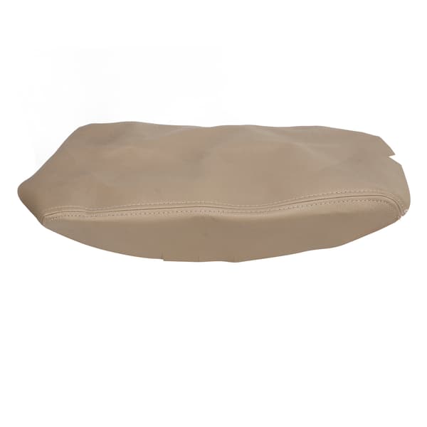 Armlene Lokk Syntetisk Skinn Senterkonsoll Armleneboks Deksel Beskyttelse for Highlander 2008-2013 Beige