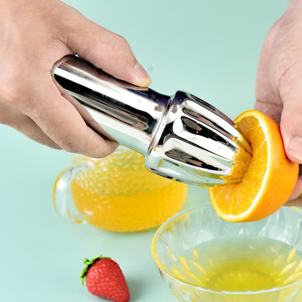 Professional Stainless Steel Manual Fruit Juicer Handheld Lemon Citrus Squeezer 1 Pack 1 Pack