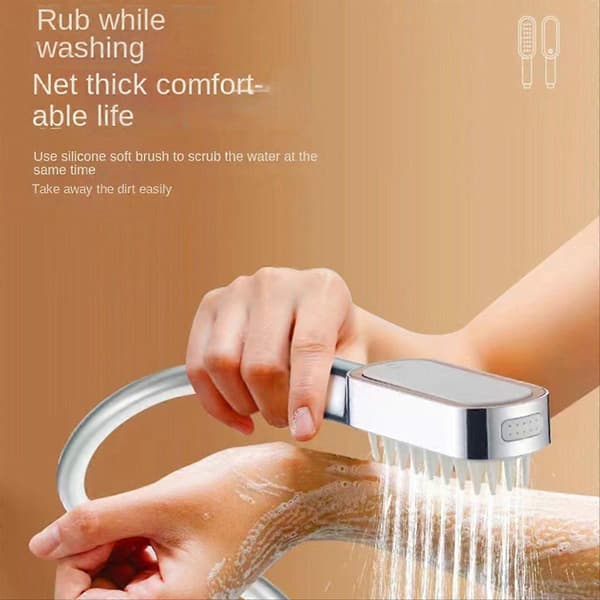 Duschförstärkare Dusch Tillbehör Badrumstillbehör Handhållen Dusch Badrumstillbehör Dusch Electroplating Electroplating