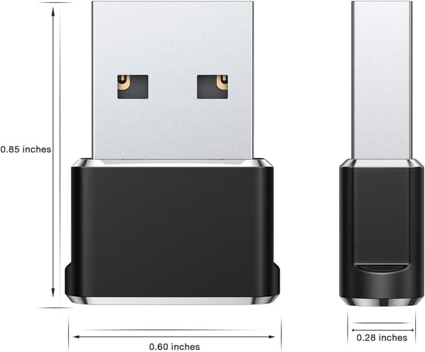 USB C -naaras USB A -uros -sovitin 3 kpl, tyyppi C USB A -laturi C