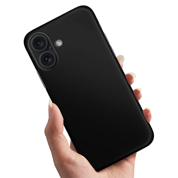 Deksler / Mobildeksel til iPhone 16 - Svart