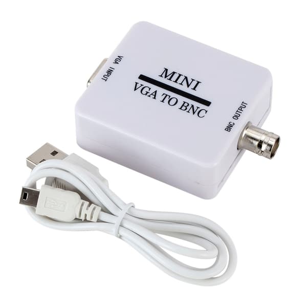 VGA til BNC Videoomformer VGA til BNC Videoadapter VGA til BNC Udgang Videoomformer Adapter