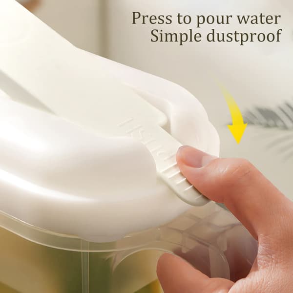 Carafes, Refrigerator Pitchers with Lids, Leak-Proof Water Pitcher for Refrigerator Door for Iced Tea Drinks 1.8L