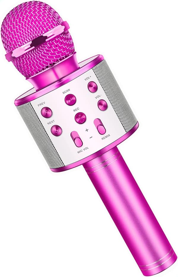 Mikrofon, karaokespill for 5-12 år gamle jenter