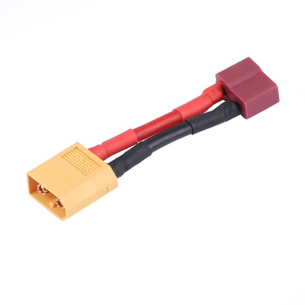 Deans Style T-stik Hun til XT60 Hanstik Adapterkabel til RC Batteri ESC Oplader