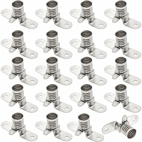 E10 Glødelampefatning E10 LED-pærer 20 stk. 6V E10 med loddeterminaler til hjemmeforsøg, kredsløb, elektrisk testtilbehør