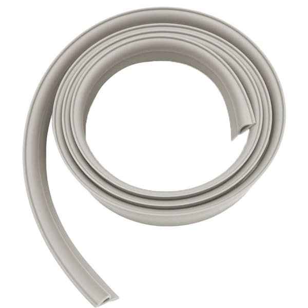 2 meter kantliste PVC mattekantliste gummimåtte beige