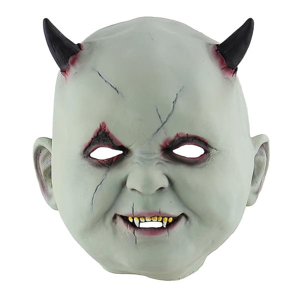 Halloween Cosplay Mask Scary Mask Creepy Scary Little Devil Mask