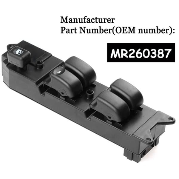 Black Electric LHD Car Window Switch for 2002-2013 L200 2002-2007 MR194826
