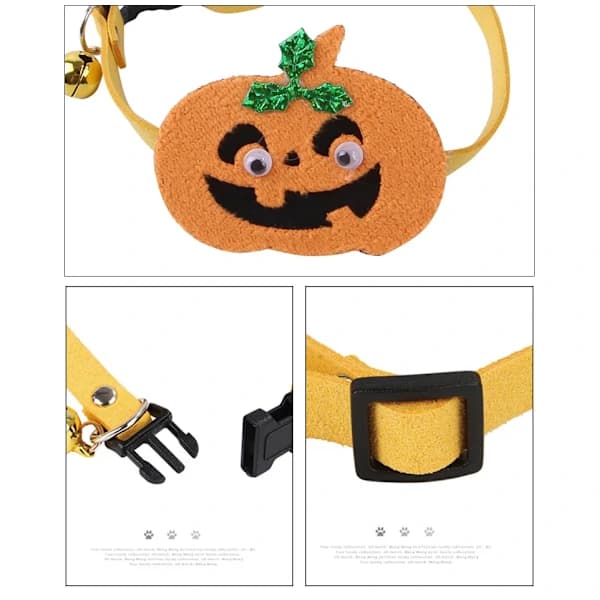Kat Halloween Kæledyrskostumesæt M