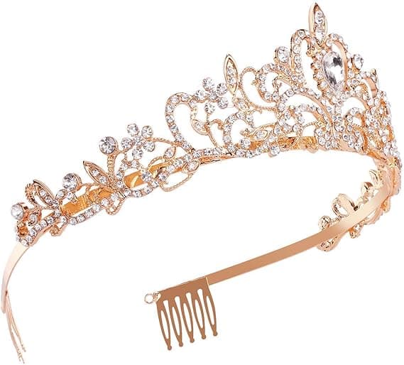 Rhinestone Kam Krystalkrone til Bryllupskroner Bryllupsbal