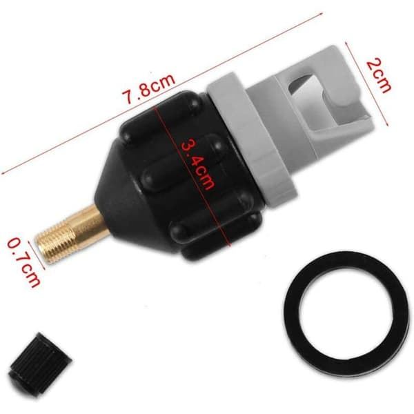 Schrader standard uppblåsbar båt SUP pumpadapter luftpump luftventil adapter ekrar