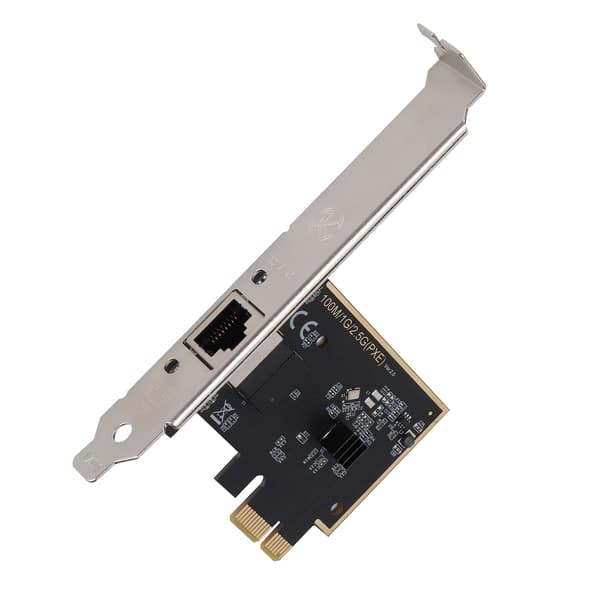 Kablet netværkskort PCIE Gigabit netværkskort 2.5Gbps stationær kablet netværksadapter