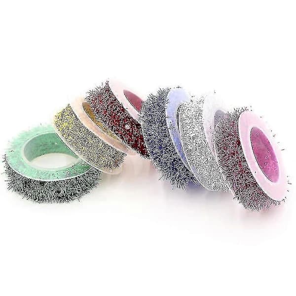 6 ruller metallisk glittergirlander (1,5 m) - YuJia