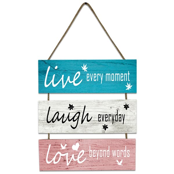 Universal Country Kitchen Wall Sign, Hanging Rustic Wood,