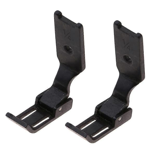 2x Double Needle Zipper Presser Foot compatible with Industrial Sewing Machine Size 1