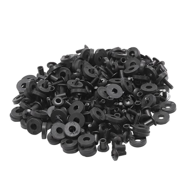 100 pcs Lok Screw Set Chicago Screw Supplied with Washer for DIY Kydex Sheath Hand Tool Parts