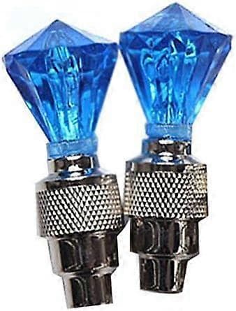 Hjul Eiker Lys Ventilhetter - Fargeskiftende LED Sykkelhjullys 2-pakning