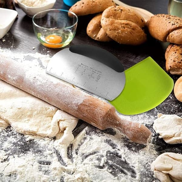Bakeverktøy med kutter - Gradert deigkutter - Enkel S