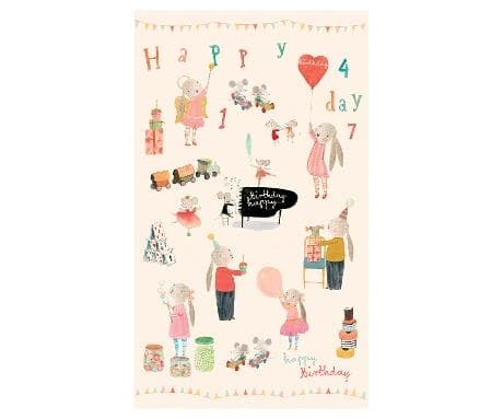 Maileg Presentpapper Happy Day, 10 m - Maileg multifärg