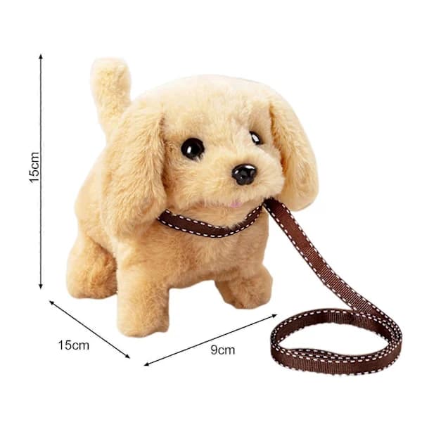 Interactive Puppy Toy Electronic Toy Dog with Walking Barking Wagging Tail Talking Robot Battery B