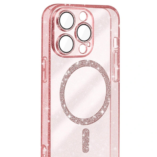 Cover til iPhone 15 Pro MagSafe Glitter