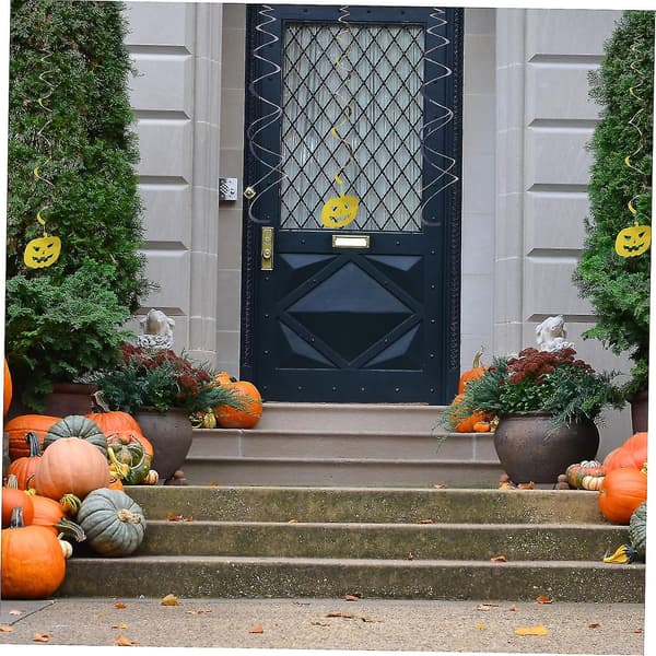 5 st Halloween Takdekoration Spiralgirlang - Festtillbehör
