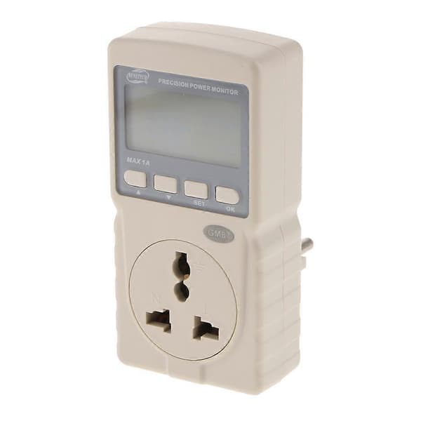 GM87 220V LCD Digital Effektmätare Energimätare Effektfaktor Frekvensövervakare