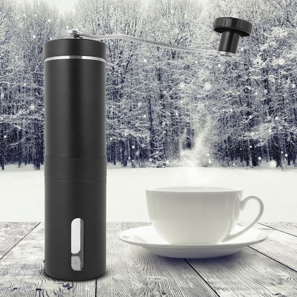 Håndkvern i rustfritt stål for kaffebønner, korn, nøtter KLB