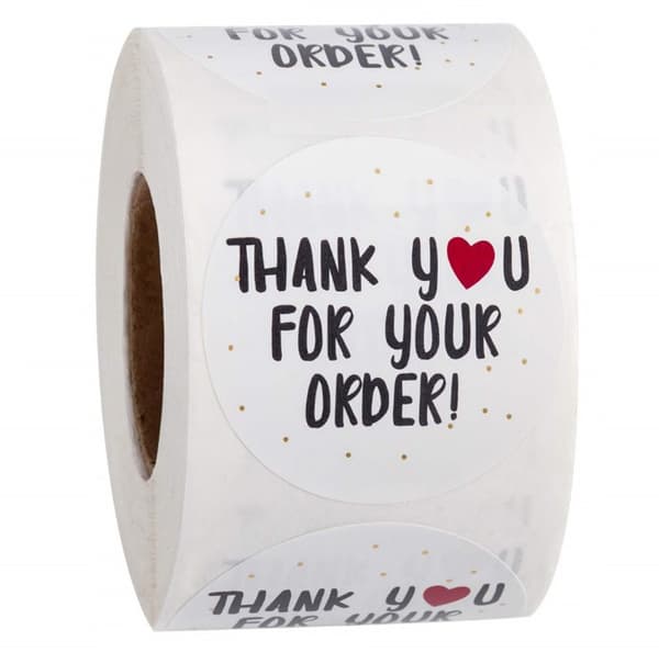 Packaged in 1.5-inch rolls with decorative label closure