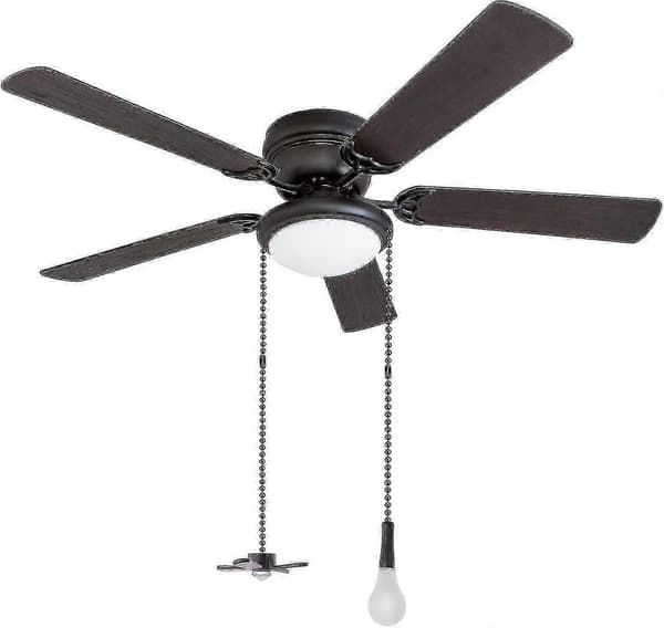 Loftventilator lynlås, 2 stykker 3 mm diameter perleformet kuglekæde, 12 tommer ventilator træk