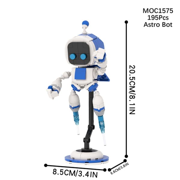 Astro Bot -toimintahahmojen rakennuspalikkalelut