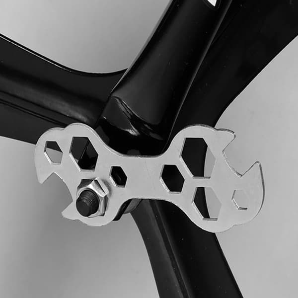 2-pak 10-i-1 Cykel Multiværktøj Hex Nøgle Skruenøgle Værktøj Snap