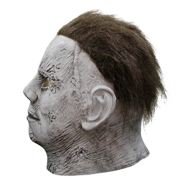 Halloween Keramisk Lera Skalle Eldstad Brinnande Horn