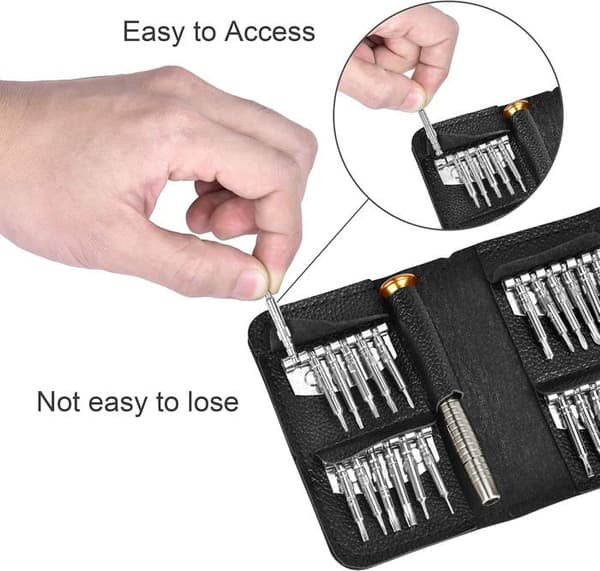 25-in-1 Precision Screwdriver Set, Mini Screwdriver for Glasses, Phone, PC, Watch, Tablet, Camera, Toys