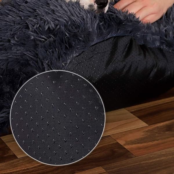 Hundeseng, katteseng, rund donut-sofa til små hunde, kattepude, KLB