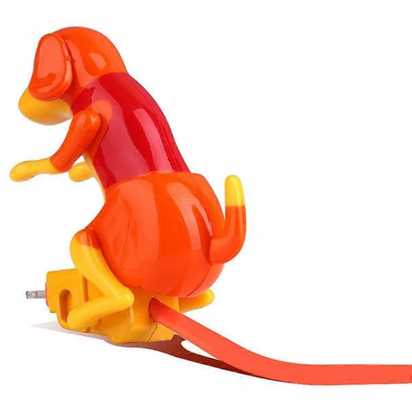 Mini Hoppende Hund Telefonladekabel 120cm Slitesterk Type-C Datakabel