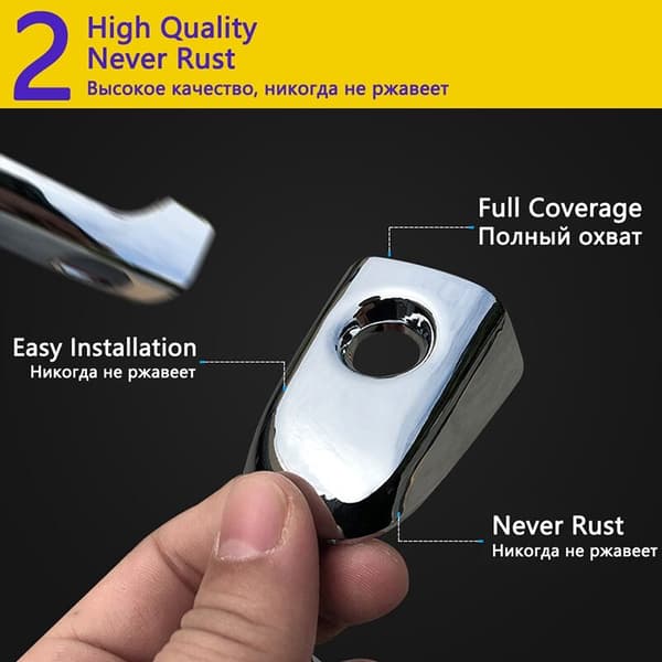 Chrome Handle Covers for 2 2008-2019 3 2010-2019 6 2007-2019 -5 2012-2019 Chrome
