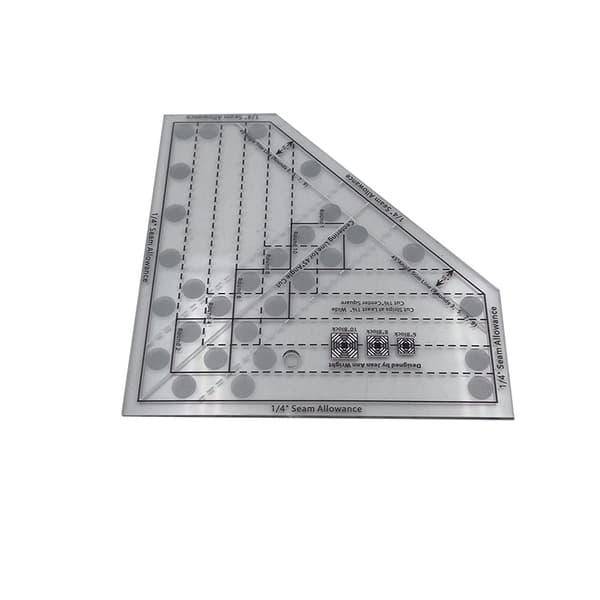 Sewing Drawing Template Diamond Shape Acrylic Stencil Ruler Guide Free Motion DIY Quilting Sewing Tool with Grid 2 2